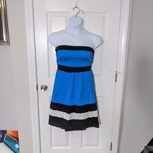 Trixxi Blue and Black Dress - Size 22